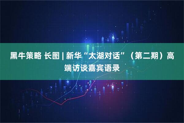 黑牛策略 长图 | 新华“太湖对话”（第二期）高端访谈嘉宾语录