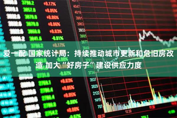 爱一配 国家统计局：持续推动城市更新和危旧房改造 加大“好房子”建设供应力度