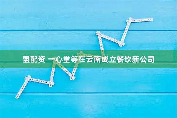 盟配资 一心堂等在云南成立餐饮新公司